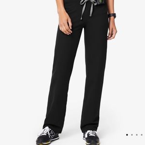 Figs livingston basic scrub pants black XXS petite